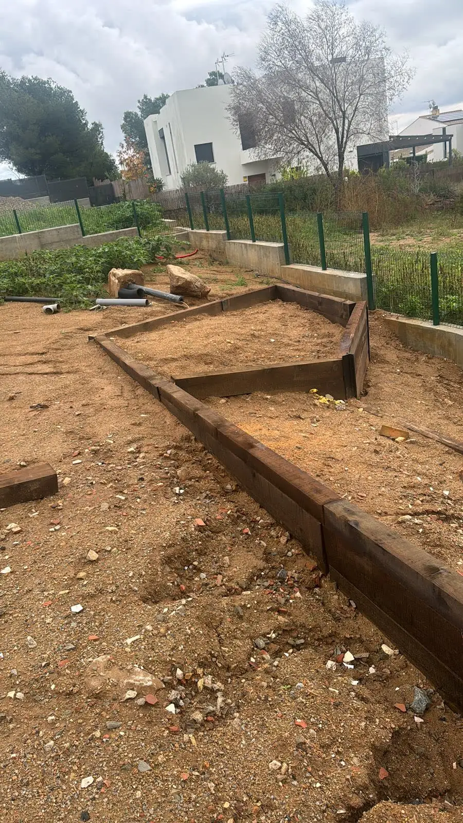 Preparación de parterres